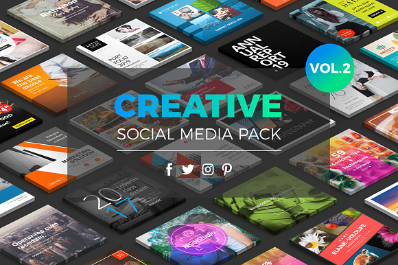 Creative Social Media Pack Vol.2 in Social Media Templates - product preview 6