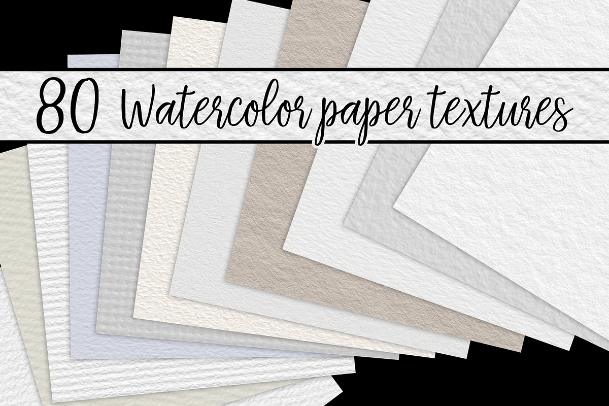 Watercolor Paper Textures in Textures - product preview 8