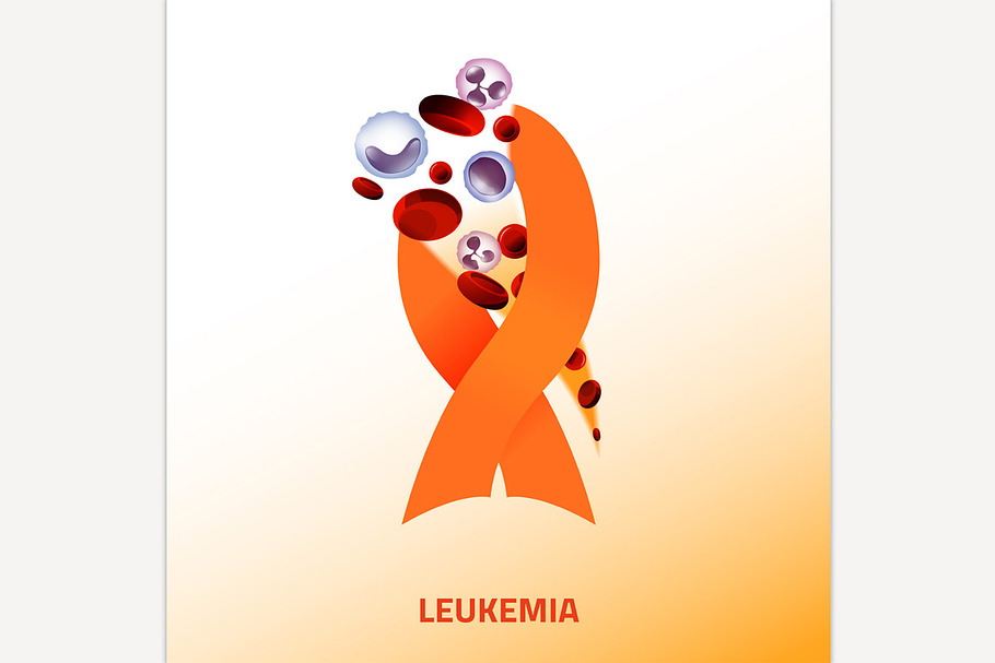Leukemia vector icon