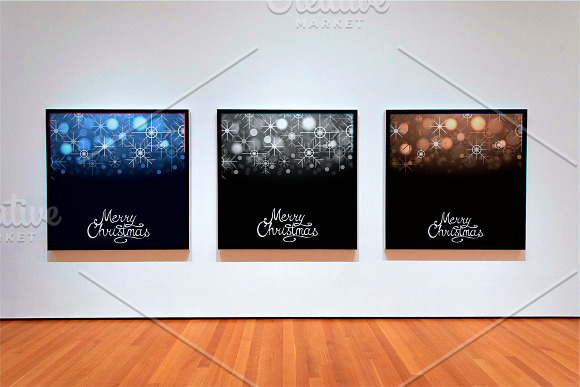 Christmas abstract colorful cards in Illustrations - product preview 1