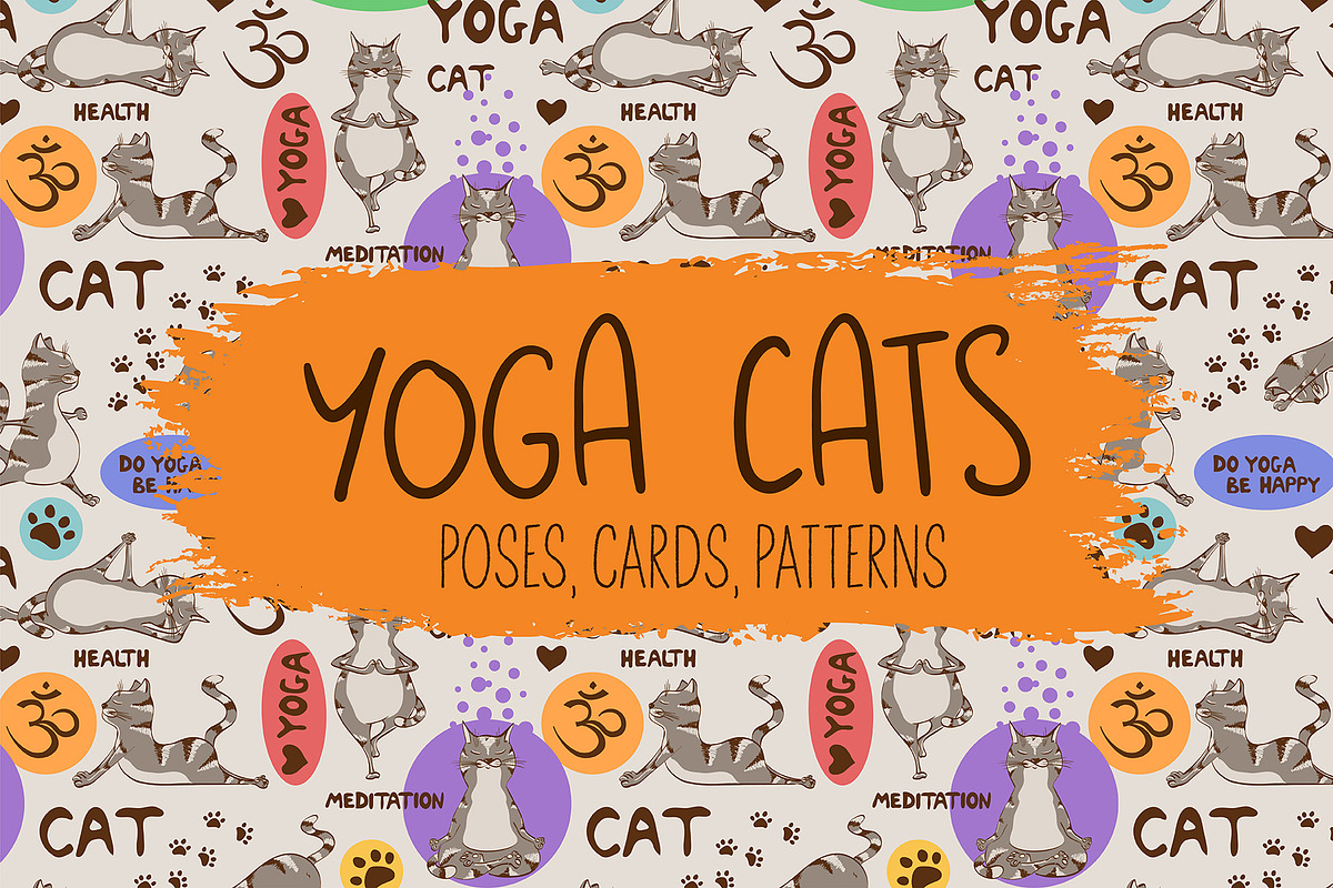 Yoga Cats in Animal Icons - product preview 8