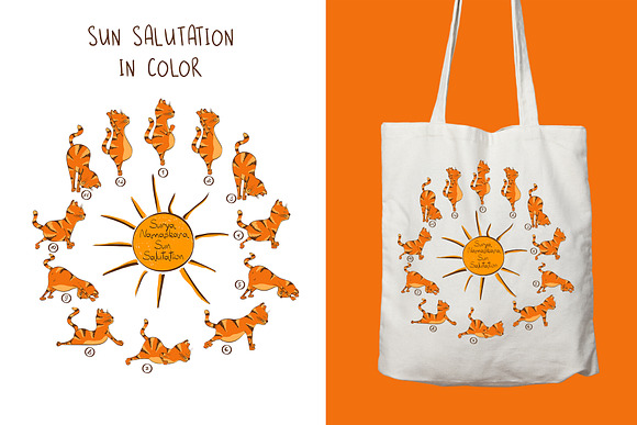 Yoga Cats in Animal Icons - product preview 3