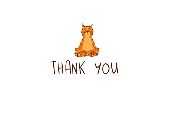 Yoga Cats in Animal Icons - product preview 8