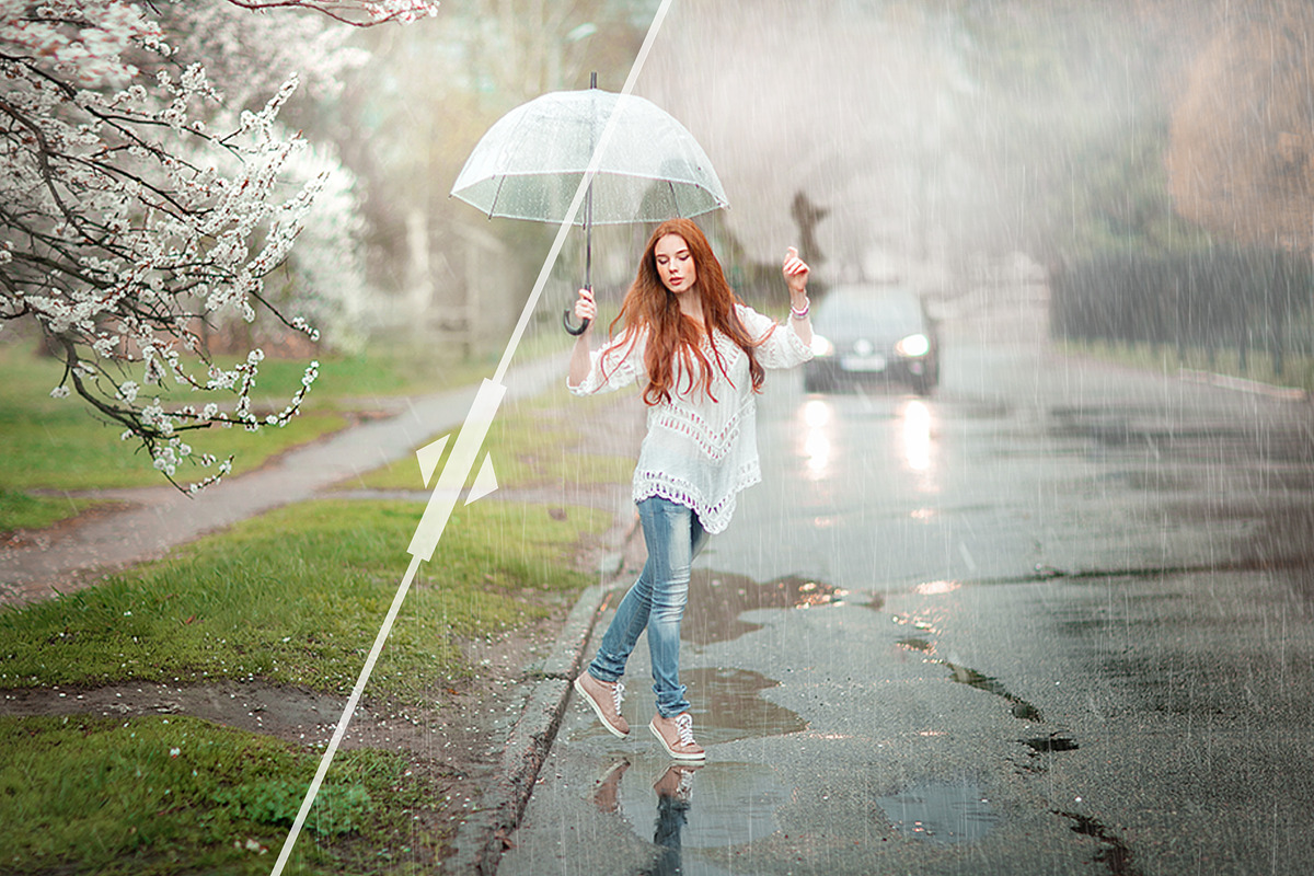 21 Rain Photo Overlays in Photoshop Layer Styles - product preview 8
