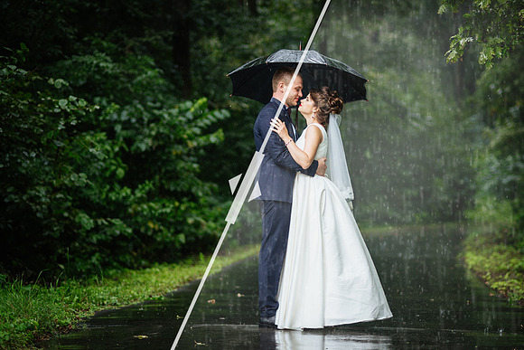 21 Rain Photo Overlays in Photoshop Layer Styles - product preview 1