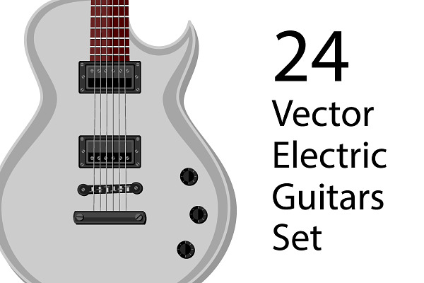 24 Vector Guitars Set