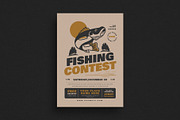 Fishing Contest Event Flyer