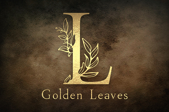 Golden Leaves-floral otf,ttf,svg,png in Display Fonts - product preview 7