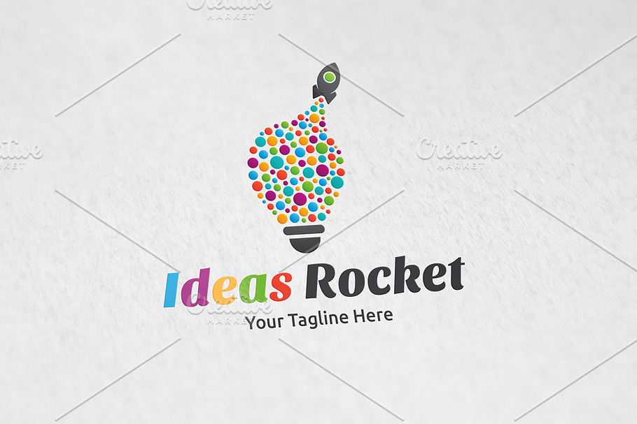 Ideas Rocket - Logo Template