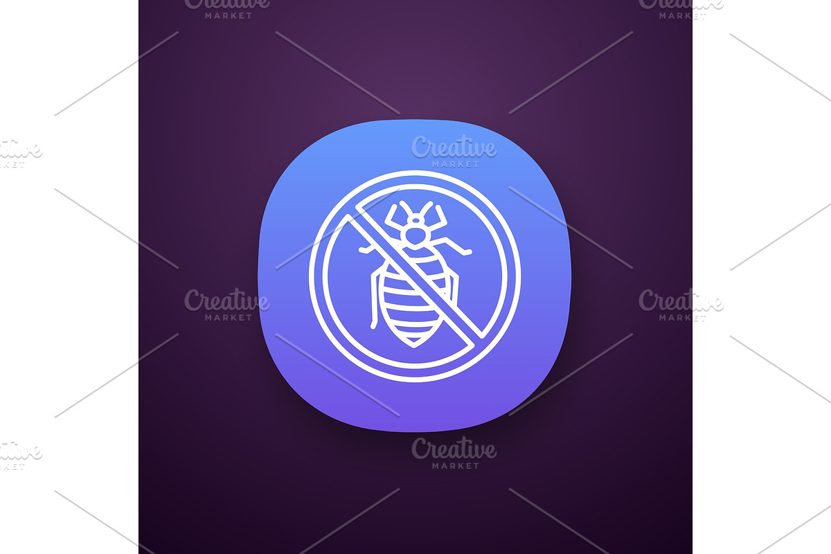 Stop bed bug and dust mite icon in Icons - product preview 8