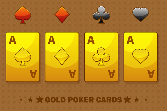 Set Poker symbols and playing cards in Illustrations - product preview 1