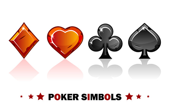 Set Poker symbols and playing cards in Illustrations - product preview 5