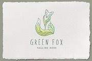 Green Fox Logo Template
