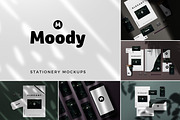 Moody Stationery Mockup Bundle
