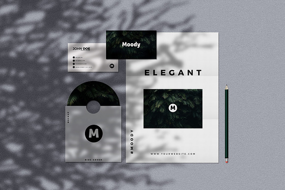 Moody Stationery Mockup Bundle in Print Mockups - product preview 8