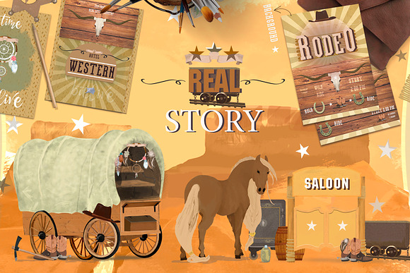 Wild West. Western Adventure in Illustrations - product preview 6