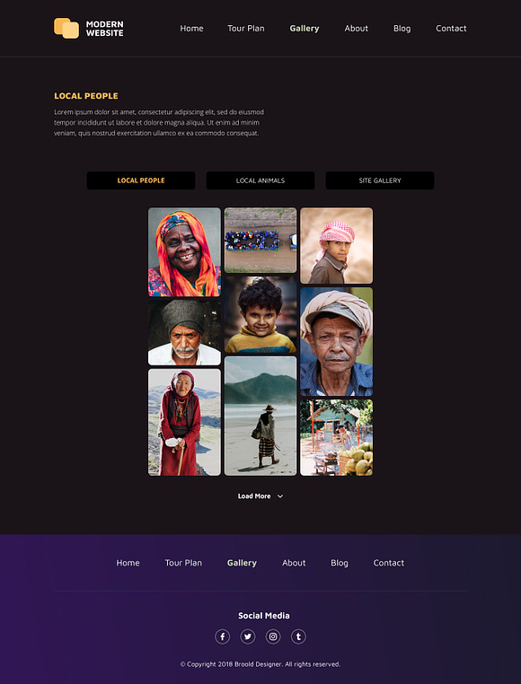 Local Attraction Website Template in UI Kits and Libraries - product preview 8