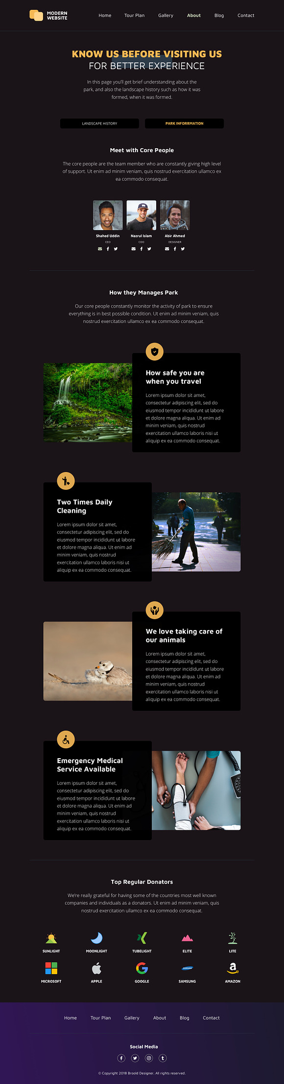 Local Attraction Website Template in UI Kits and Libraries - product preview 10