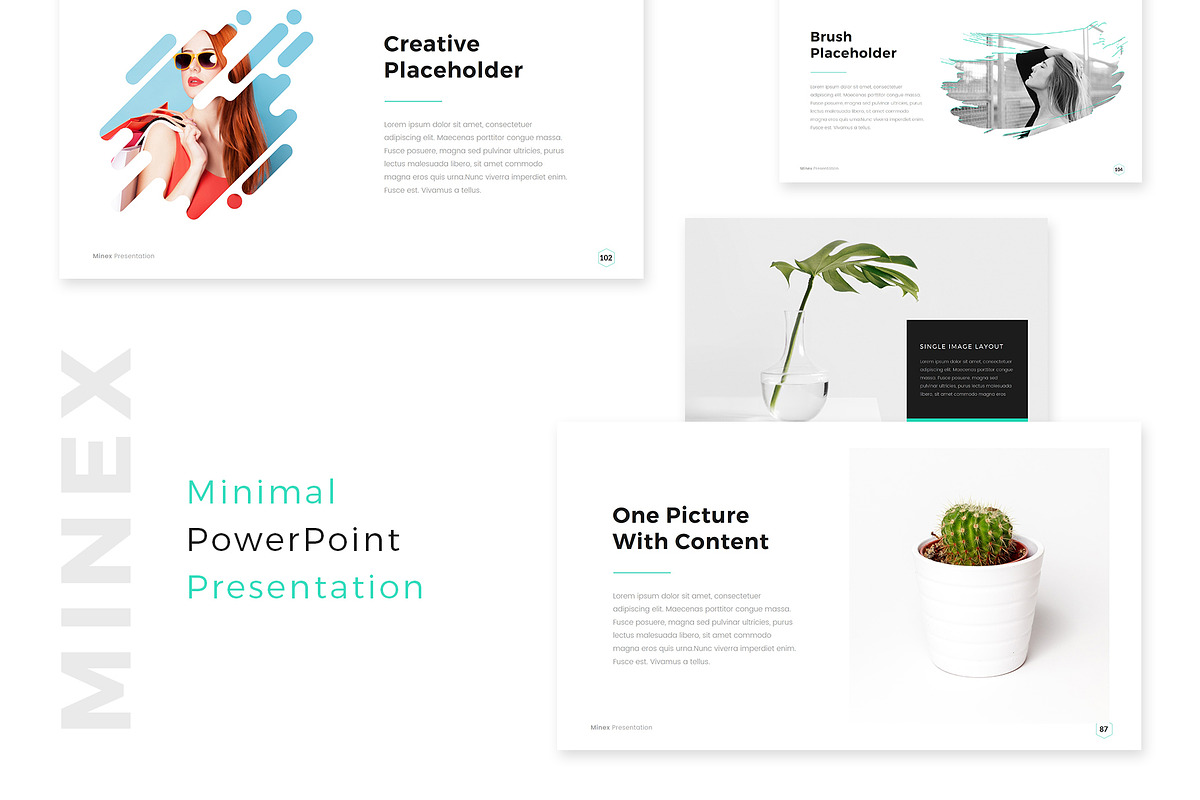 MINEX Minimal PowerPoint Template in PowerPoint Templates - product preview 8