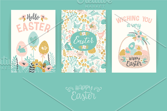Hello Easter! Vector collection in Illustrations - product preview 5