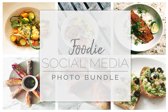 Foodie Social Media Photo Bundle in Graphics - product preview 2