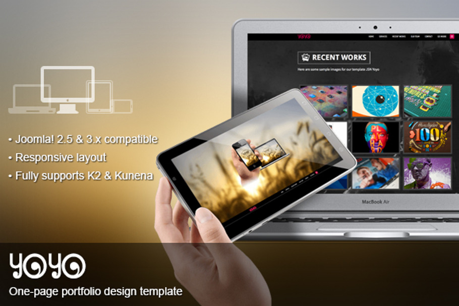 JSN YoYo - A flexible One-page Theme in Joomla Themes - product preview 8