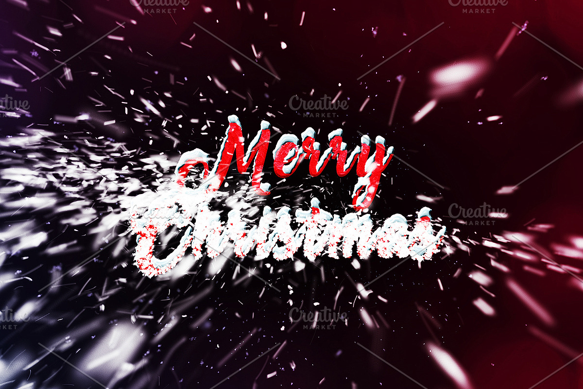 Merry Christmas Animation in Graphics - product preview 8