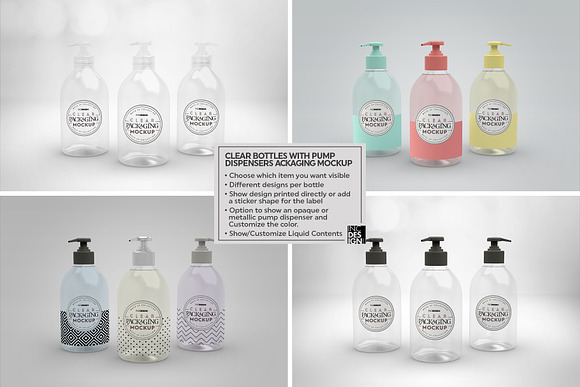 04 Clear Container Packaging Mockups in Branding Mockups - product preview 2