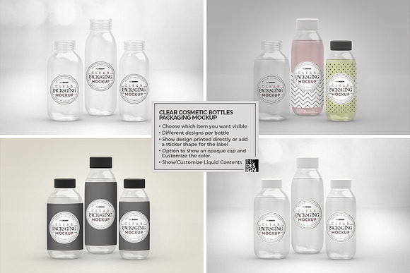 04 Clear Container Packaging Mockups in Branding Mockups - product preview 4