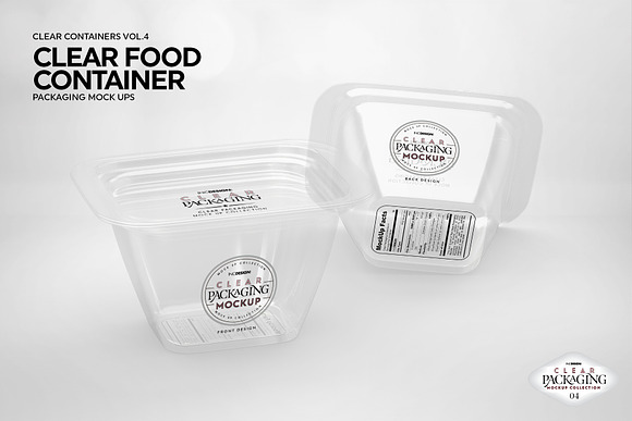 04 Clear Container Packaging Mockups in Branding Mockups - product preview 8