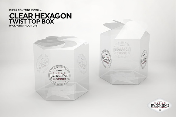 04 Clear Container Packaging Mockups in Branding Mockups - product preview 12