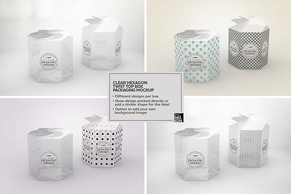 04 Clear Container Packaging Mockups in Branding Mockups - product preview 13