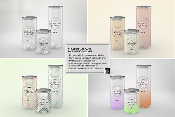 04 Clear Container Packaging Mockups in Branding Mockups - product preview 17