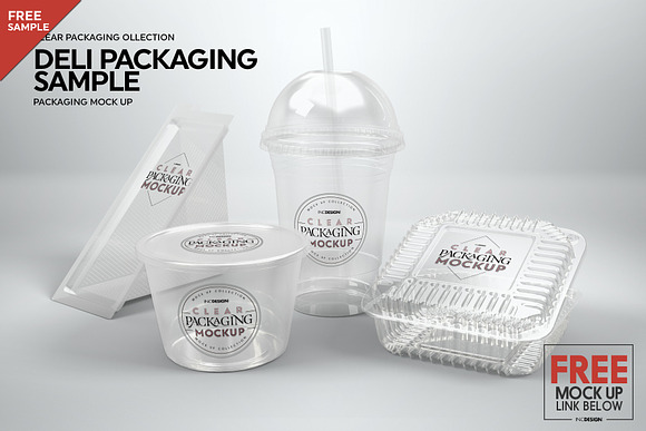 04 Clear Container Packaging Mockups in Branding Mockups - product preview 20