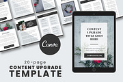 Content Upgrade Canva Template