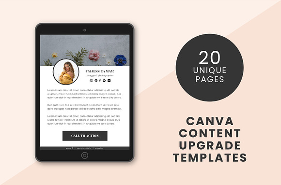 Content Upgrade Canva Template in Brochure Templates - product preview 1
