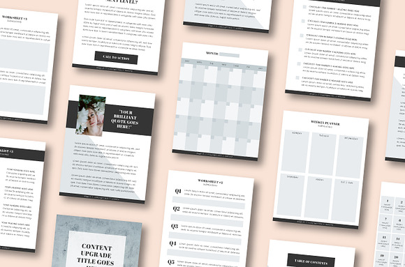 Content Upgrade Canva Template in Brochure Templates - product preview 5