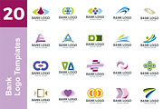 20 Logo Bank Templates Bundle