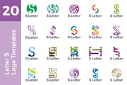 20 Logo Letter S Templates Bundle