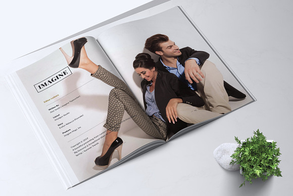 IMAGINE - Fashion Magazine in Magazine Templates - product preview 2