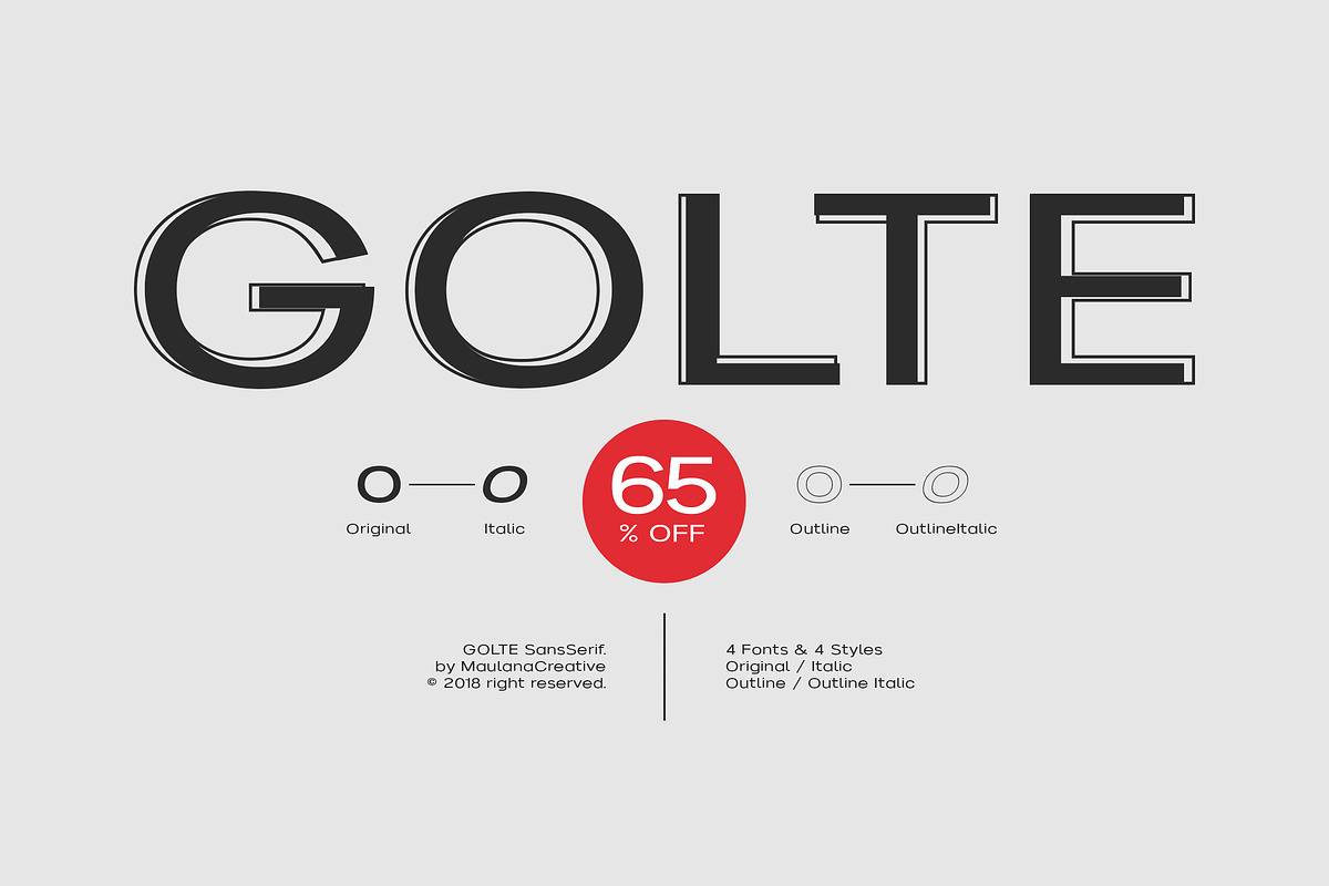 Golte Sans Font - 65% OFF in Sans-Serif Fonts - product preview 8