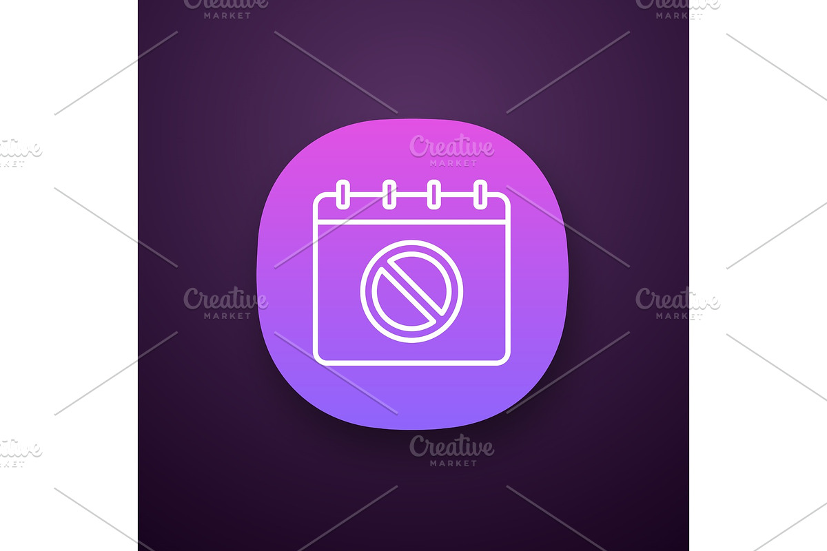 Protest event date app icon in Icons - product preview 8