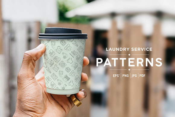 Laundry Service Patterns Collection in Patterns - product preview 7