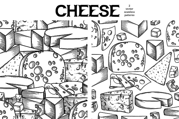Cheese collection in Illustrations - product preview 4
