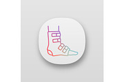 Foot ankle brace app icon