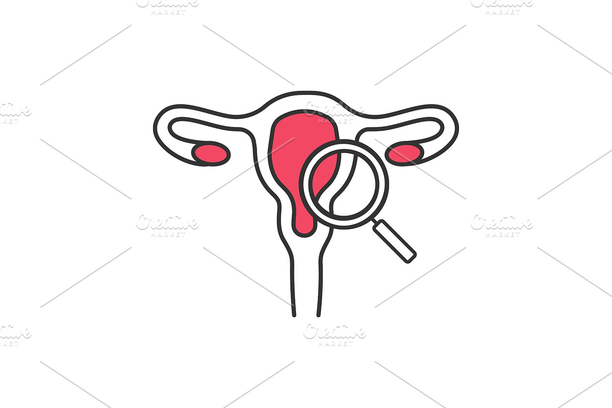 Gynecological exam color icon in Icons - product preview 8