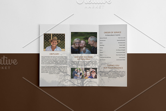 Trifold Funeral Template - V849 in Brochure Templates - product preview 3