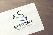 Letter S - Systemix Logo