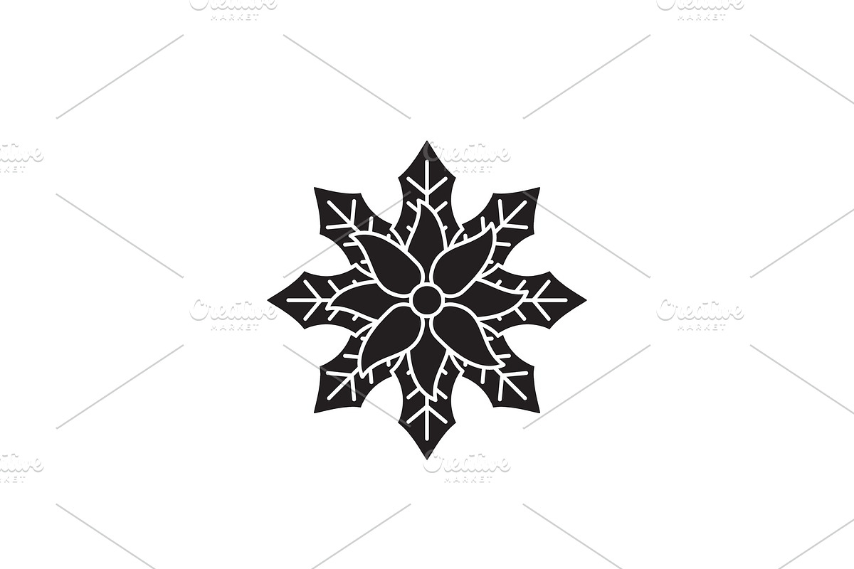 Baneberry black vector concept icon in Illustrations - product preview 8