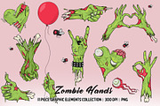 Zombie Hands Elements Collection